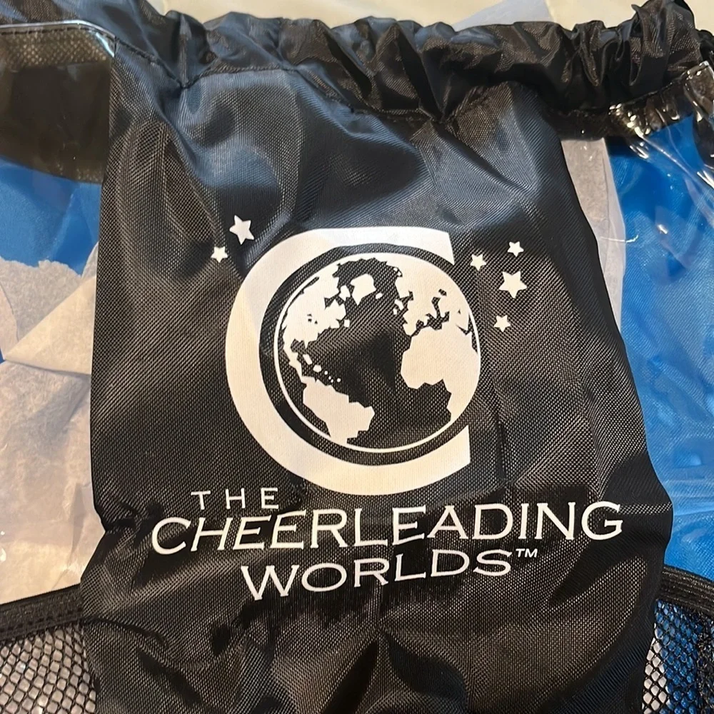 New Undated Cheerleading worlds String Backpack